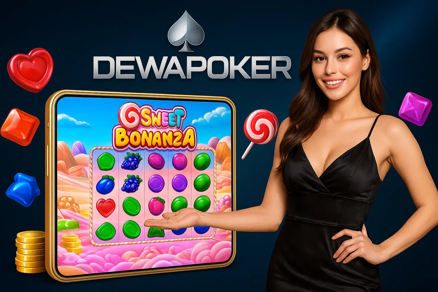Menangkan Jackpot Besar di Dewapoker dengan Bermain Sweet Bonanza dari PGSoft!